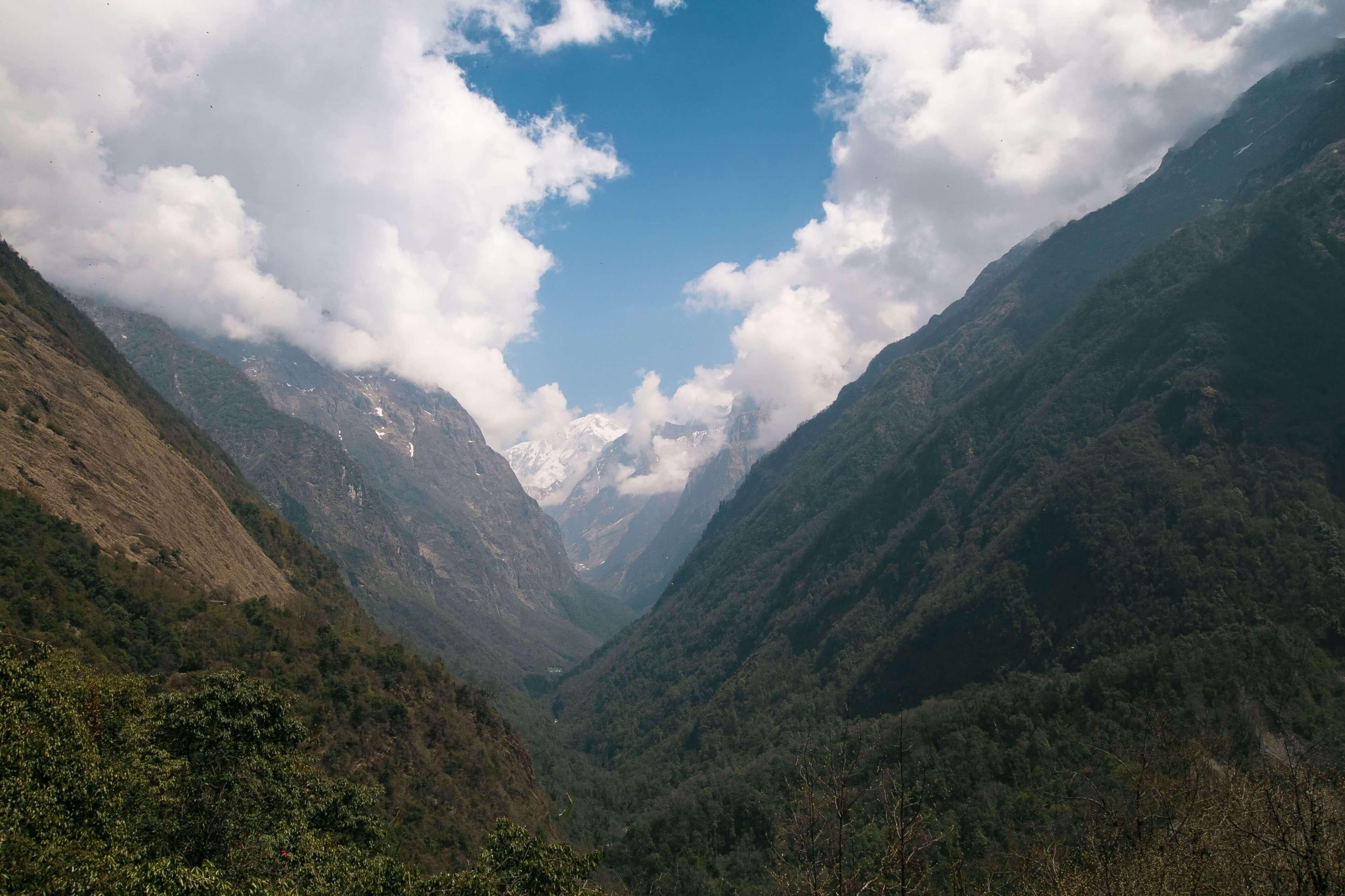 Valley Looking Towards Himalaya