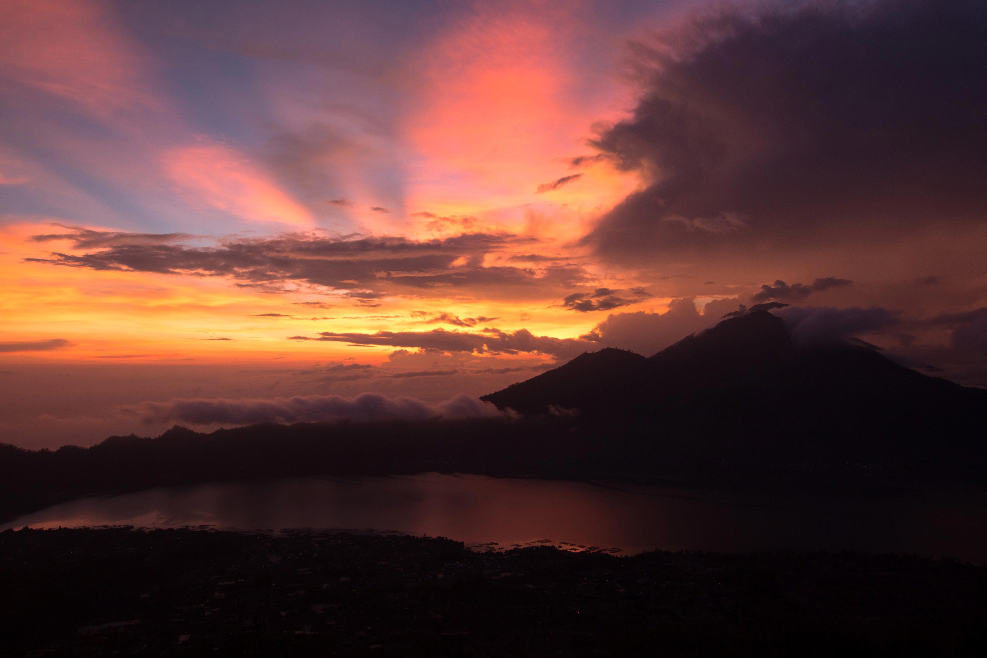 Sunrise Beyond Mount Agung